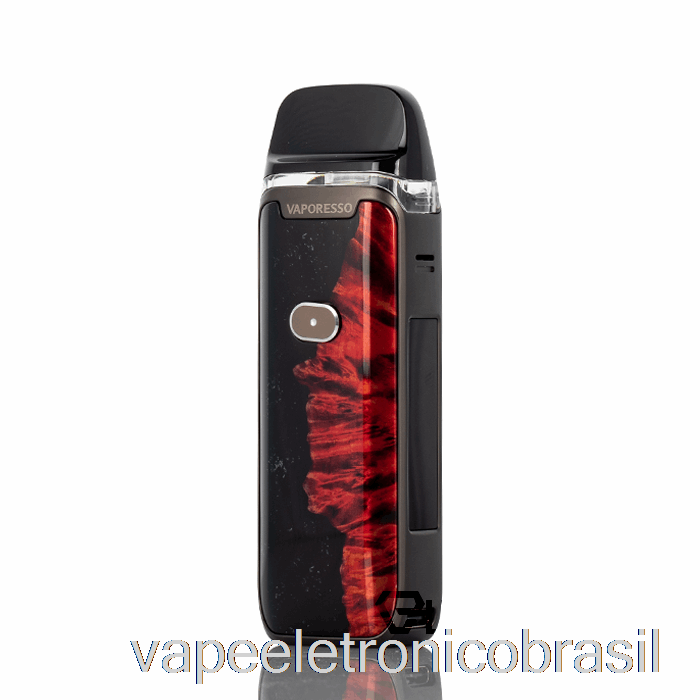 Vape Eletrônico Vaporesso Luxe Pm40 Pod Mod Kit Lava Red